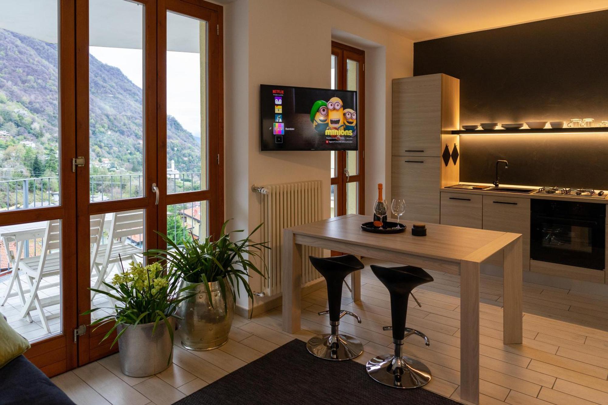 Vista Dolce Isola _ Lakeview Pool, Terrace & Garden Apartment Argegno Exterior foto