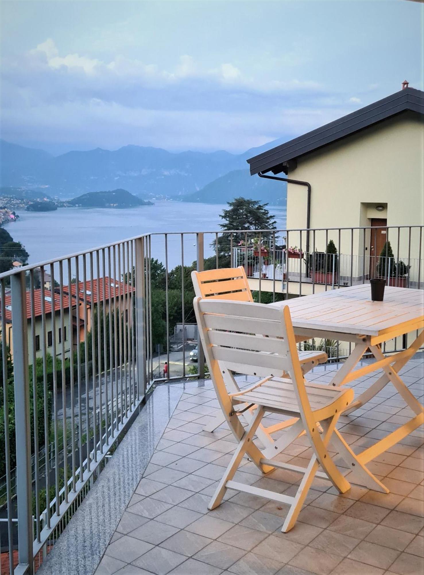 Vista Dolce Isola _ Lakeview Pool, Terrace & Garden Apartment Argegno Cameră foto