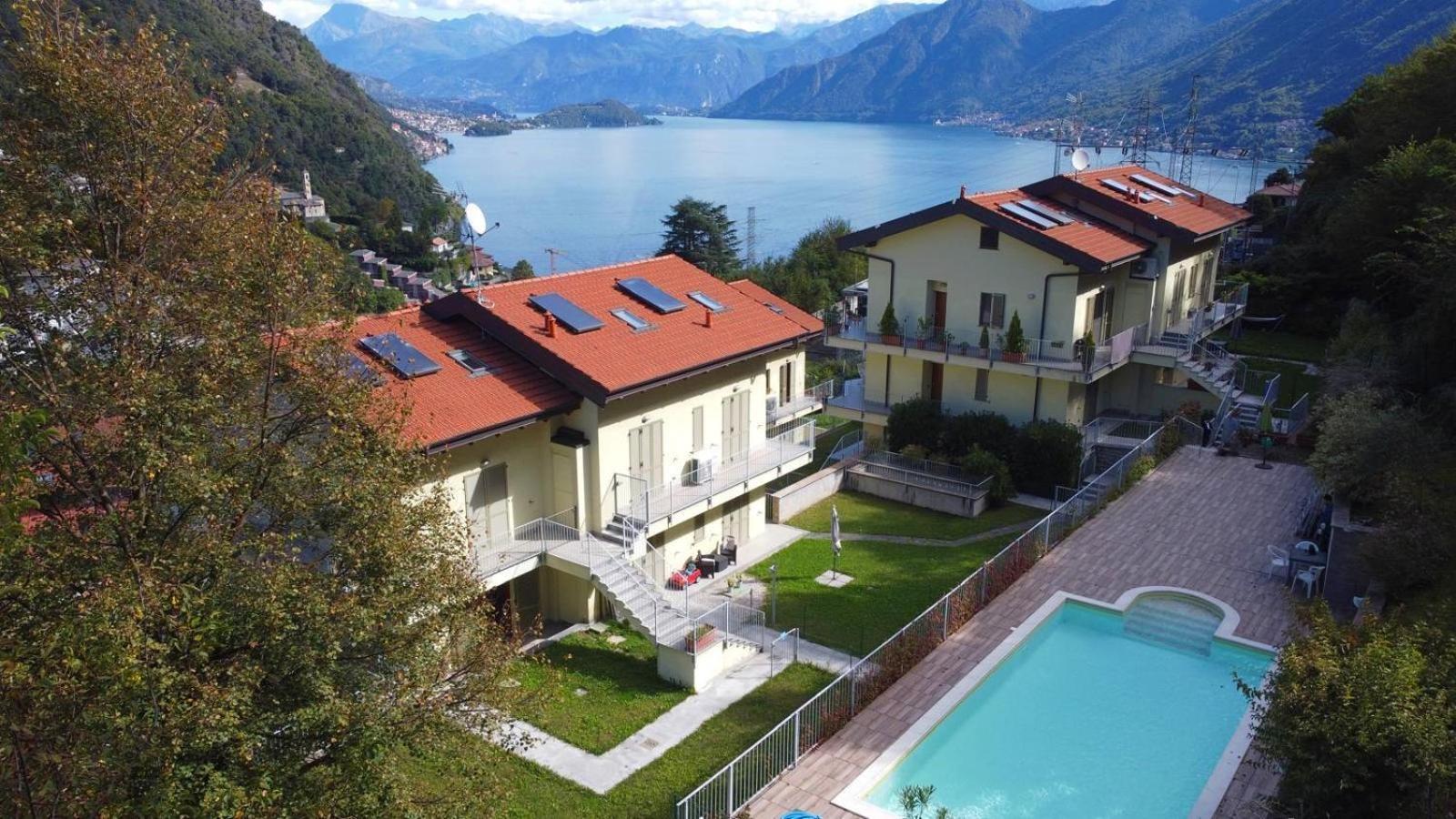 Vista Dolce Isola _ Lakeview Pool, Terrace & Garden Apartment Argegno Exterior foto